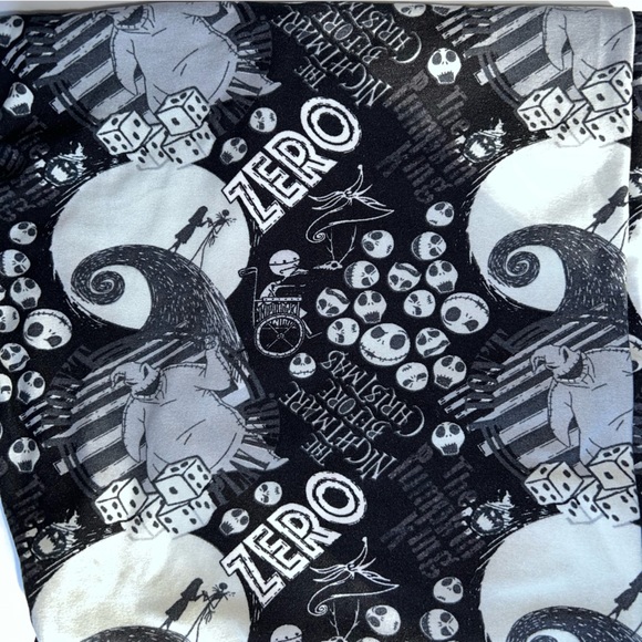 NWOT RARE Nightmare Before Christmas TC2 Leggings Jack Oogie Boogie Zero Disney - Picture 1 of 5